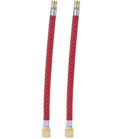 2 pcs Outdoor Bicycle Pumping Cycling Bike Inflatable Pump Extension Tube(copper)