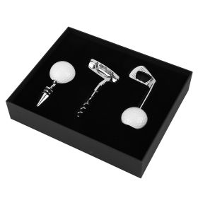 Golf Shaped Corkscrew Red Wine Beer Bottle Opener Cork Opener Club Bar Kitchen Tool Set