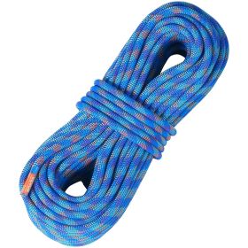 VEVOR 10.2mm Dynamic Climbing Rope, 40M(131ft) Outdoor Rock Climbing Rope 25KN Breaking Tension, Fiber Rope with Steel Snap Hooks for Escape