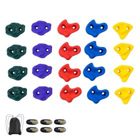 VEVOR Ninja Tree Climbing Kit 20 Tree Climbing Holds 6 Ratchet Straps Outdoor