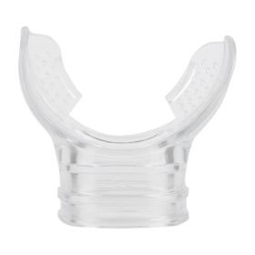 Transparent PVC Professional Scuba Diving Standard Bite Mouthpiece (Option: as picture)